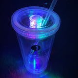 TWO (2) 16oz Double Insulated LED Tumblers