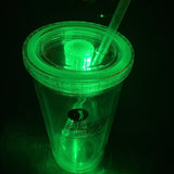 TWO (2) 16oz Double Insulated LED Tumblers