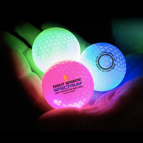 4 Glow Golf - SPECTRUM 3 Pack